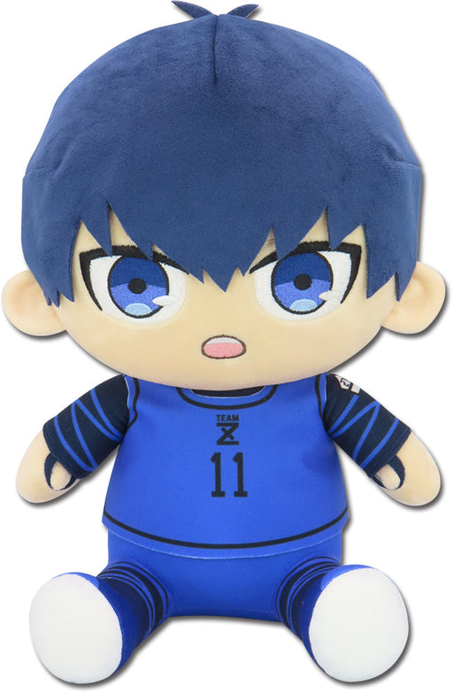 BLUE LOCK (COMIC) - ISAGI YOICHI TEAM Z UNIFORM SITTING POSE  PLUSH 12" H - for just $39.99! 