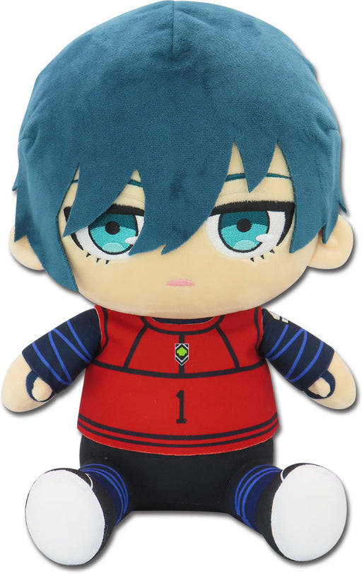 BLUE LOCK (COMIC) - ITOSHI RIN TEAM RED#1 UNIFORM SITTING  POSE PLUSH 12"H - for just $39.99! 