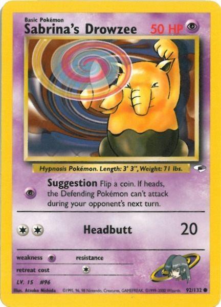 Sabrina's Drowzee (92/132) [Gym Heroes Unlimited] - for just $0.60! 