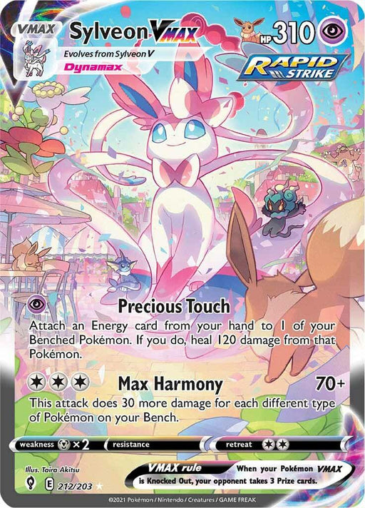 Sylveon VMAX (212/203) [Sword & Shield: Evolving Skies] - for just $159.60! 