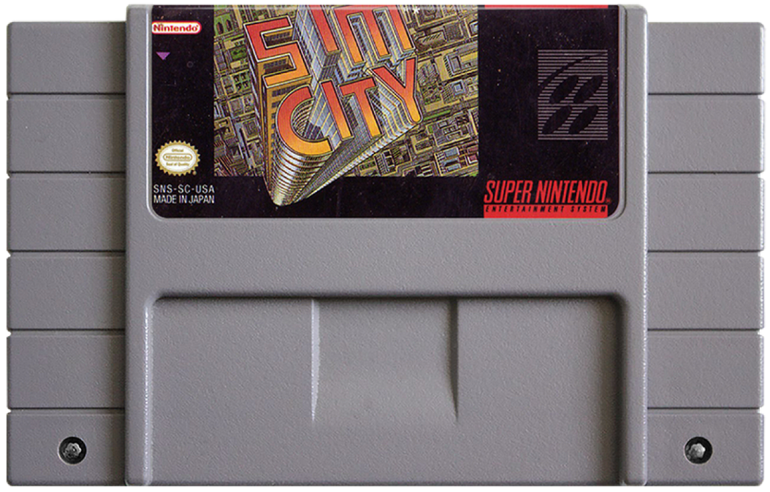 SimCity – Super Nintendo Entertainment System (SNES) - for just $14.99! 
