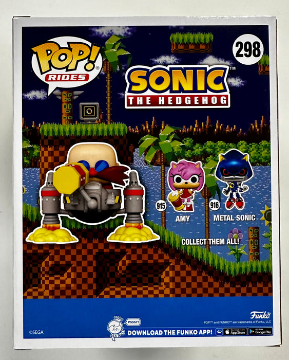 Funko Pop! Rides Dr. Eggman #298 Sonic The Hedgehog 2023 Sega Games Villain - for just $30! 