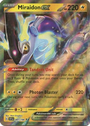 Miraidon ex 081/198 - SV01 Scarlet & Violet Base Set Holofoil - for just $0.42! 