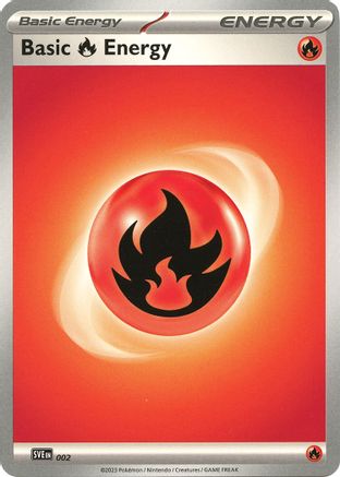 Basic Fire Energy 002 - SV01 Scarlet & Violet Base Set - for just $0.05! 