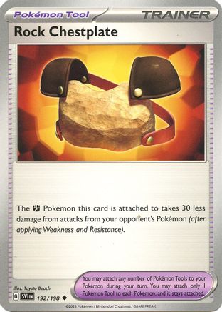 Rock Chestplate 192/198 - SV01 Scarlet & Violet Base Set - for just $0.05! 