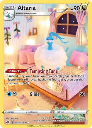 Altaria GG19/GG70 - Crown Zenith Galarian Gallery Holofoil - for just $4.58! 