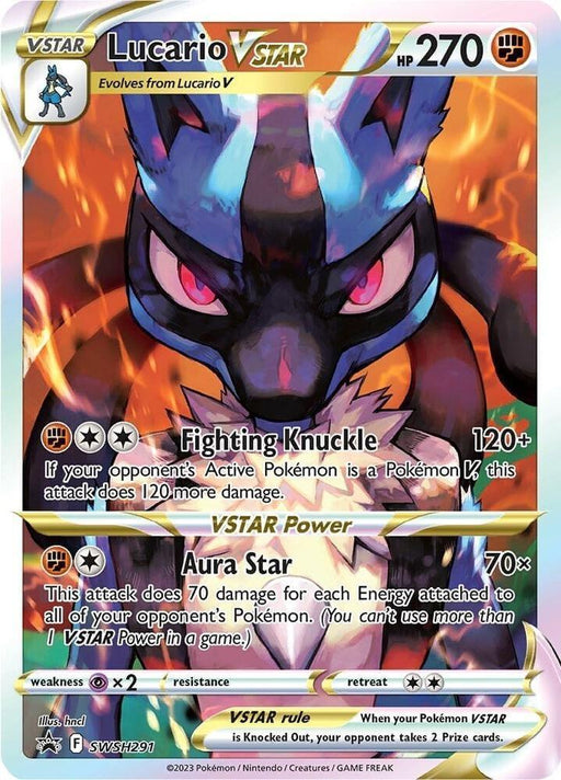 Lucario VSTAR (SWSH291) [Sword & Shield: Black Star Promos] - for just $4.80! 