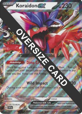 Koraidon ex 125 - Jumbo Cards Holofoil - for just $1.43! 