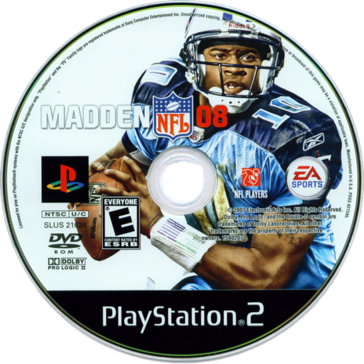 Madden NFL 08 – PlayStation 2 (PS2) - for just $0! 