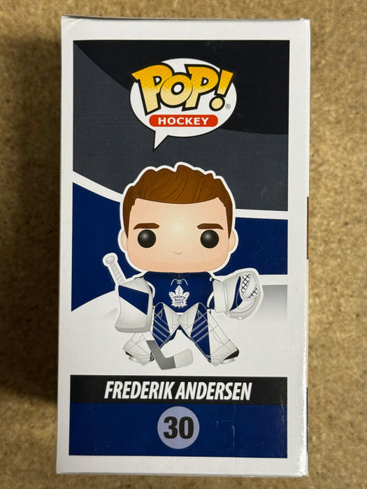 Frederik Andersen Signed NHL Toronto Maple Leafs Funko Pop! #30 Exclusive With JSA COA - for just $150! 