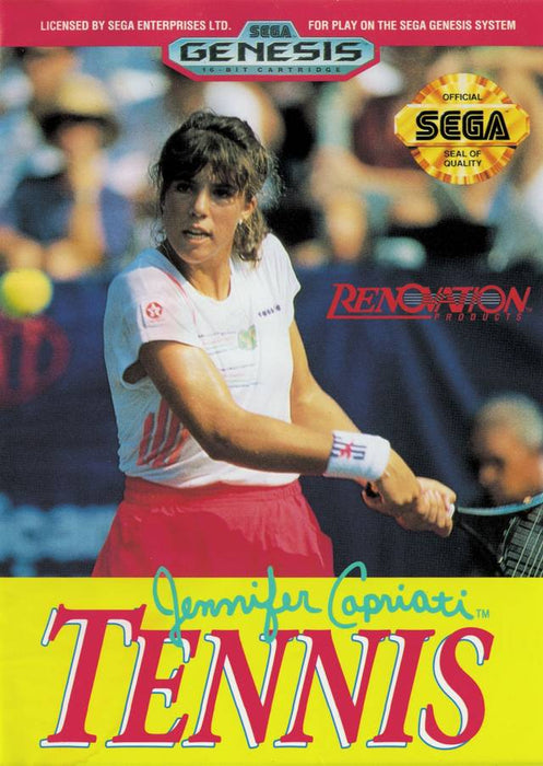 Jennifer Capriati Tennis (Sega Genesis) - for just $0! 
