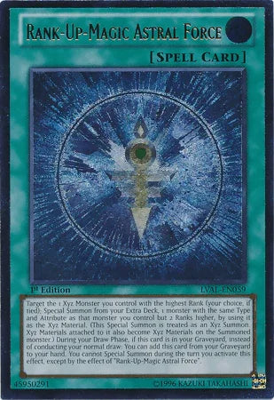 Rank-Up-Magic Astral Force [LVAL-EN059] Ultimate Rare - for just $1.15! 