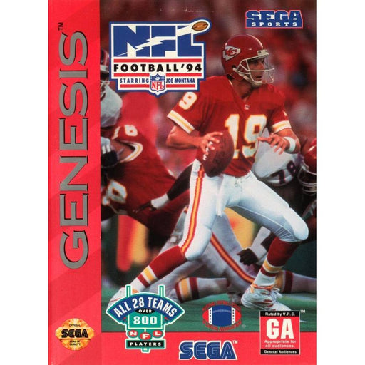 NFL Football '94 Starring Joe Montana (Sega Genesis) - Just $0! Shop now at Retro Gaming of Denver