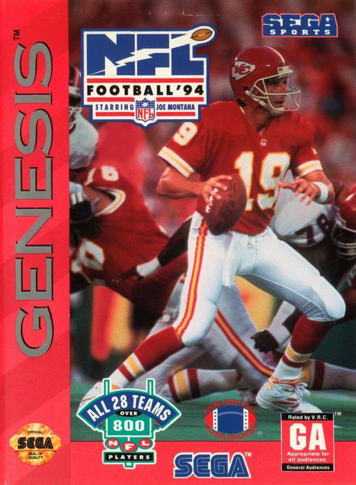NFL Football '94 Starring Joe Montana (Sega Genesis) - for just $0! 