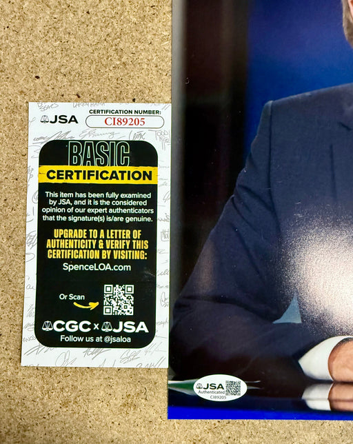 Jeff Daniels Signed HBO The Newsroom Will McAvoy 11X14 Photo With JSA COA - for just $200! 