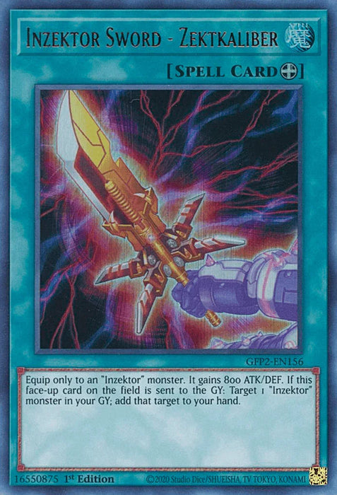 Inzektor Sword - Zektkaliber [GFP2-EN156] Ultra Rare - for just $0.10! 