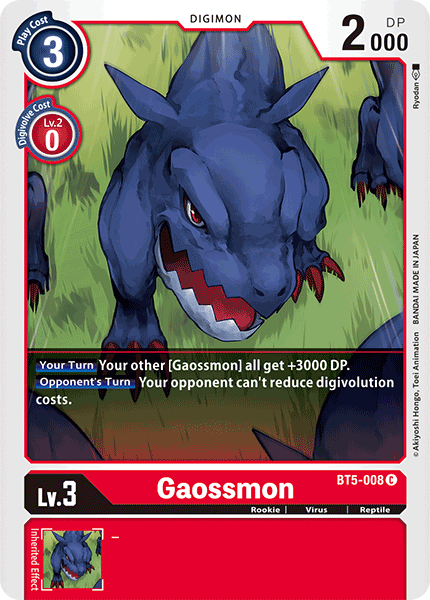 Gaossmon [BT5-008] [Battle of Omni] - Just $0.09! Shop now at Retro Gaming of Denver