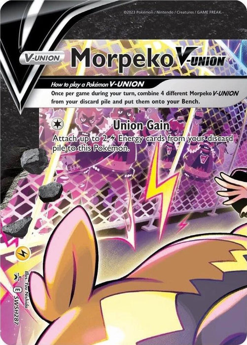 Morpeko V-Union (SWSH287) [Sword & Shield: Black Star Promos] - for just $0.40! 