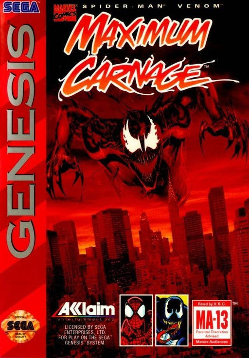 Spider-Man & Venom: Maximum Carnage (Sega Genesis) - for just $0! 