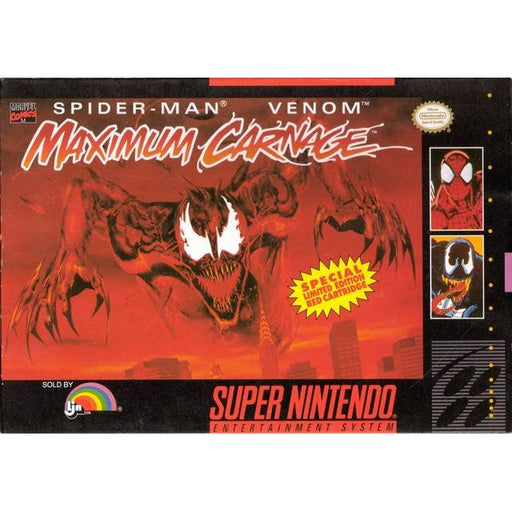 Spider-Man & Venom: Maximum Carnage (Limited Edition) (Super Nintendo) - Premium Video Games - Just $0! Shop now at Retro Gaming of Denver