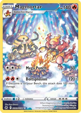Magmortar GG03/GG70 - Crown Zenith Galarian Gallery Holofoil - for just $3.18! 