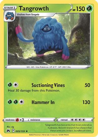 Tangrowth 005/159 - Crown Zenith - for just $0.05! 