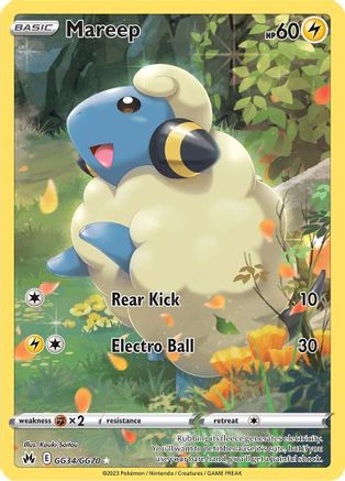 Mareep GG34/GG70 - Crown Zenith Galarian Gallery Holofoil - for just $2.03! 