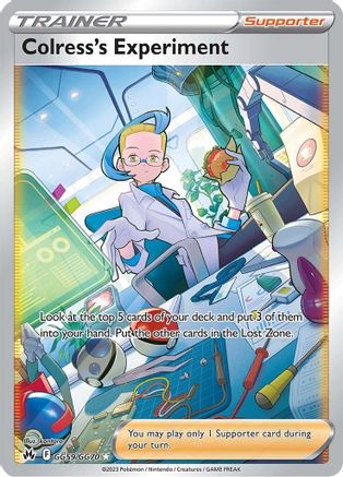 Colress's Experiment GG59/GG70 - Crown Zenith Galarian Gallery Holofoil - for just $1.74! 