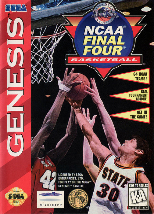 NCAA Final Four Basketball (Sega Genesis) - for just $0! 