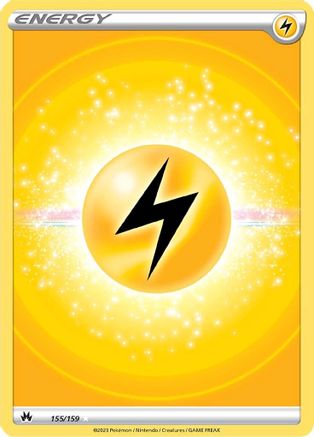 Lightning Energy (Texture Full Art) 155/159 - Crown Zenith Holofoil - for just $1.23! 
