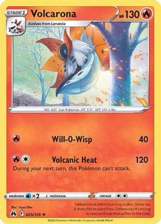 Volcarona 025/159 - Crown Zenith - for just $0.06! 