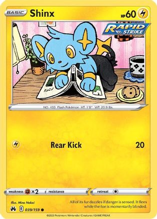 Shinx 039/159 - Crown Zenith - for just $0.05! 