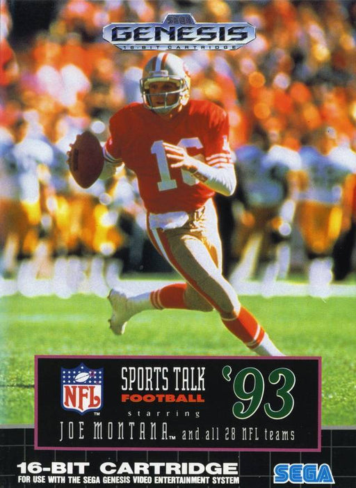 Sports Talk Football '93 Starring Joe Montana (Sega Genesis) - for just $0! 