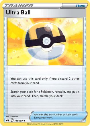 Ultra Ball 146/159 - Crown Zenith - for just $0.09! 