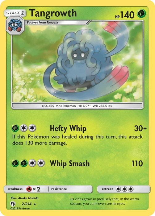 Tangrowth (2/214) [Sun & Moon: Lost Thunder] - for just $0.15! 