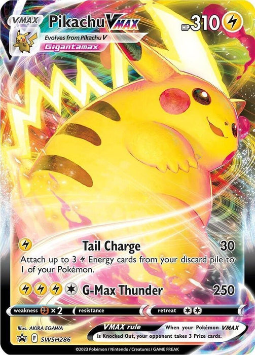Pikachu VMAX (SWSH286) [Sword & Shield: Black Star Promos] - for just $3.65! 