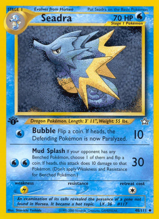 Seadra (48/111) [Neo Genesis 1st Edition] - for just $0.70! 