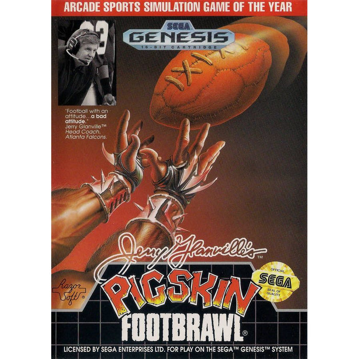 Jerry Glanville's Pigskin Footbrawl (Sega Genesis) - Just $0! Shop now at Retro Gaming of Denver