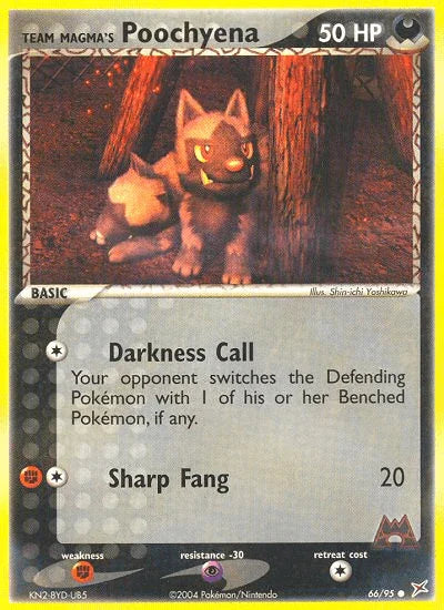 Team Magma's Poochyena (66/95) [EX: Team Magma vs Team Aqua] - for just $0.55! 