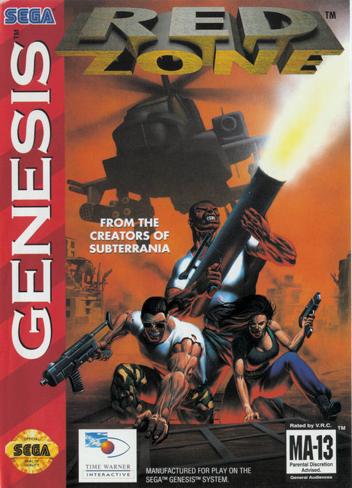 Red Zone (Sega Genesis) - for just $0! 