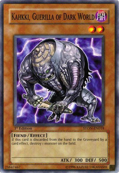 Kahkki, Guerilla of Dark World [STON-EN018] Common - for just $0.10! 
