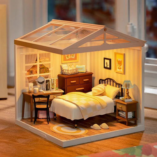 Rolife Sweet Dream Bedroom DIY Plastic Miniature House - Just $43.90! Shop now at Retro Gaming of Denver