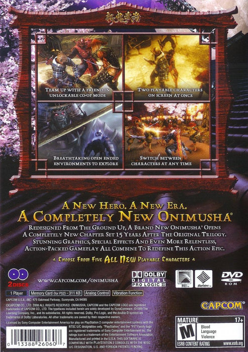Onimusha: Dawn of Dreams – PlayStation 2 (PS2) - for just $0! 