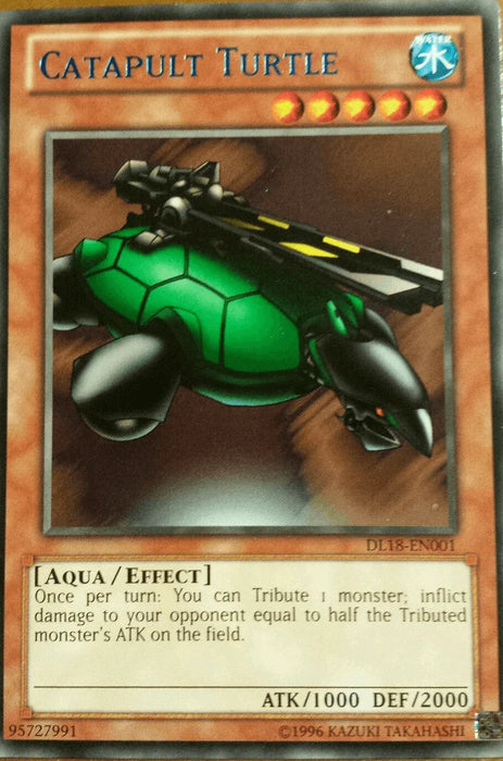 Catapult Turtle (Blue) [DL18-EN001] Rare - for just $0.45! 