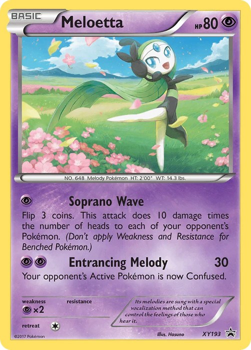 Meloetta (XY193) [XY: Black Star Promos] - for just $3.20! 