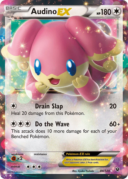 Audino EX (84/124) [XY: Fates Collide] - for just $1.80! 