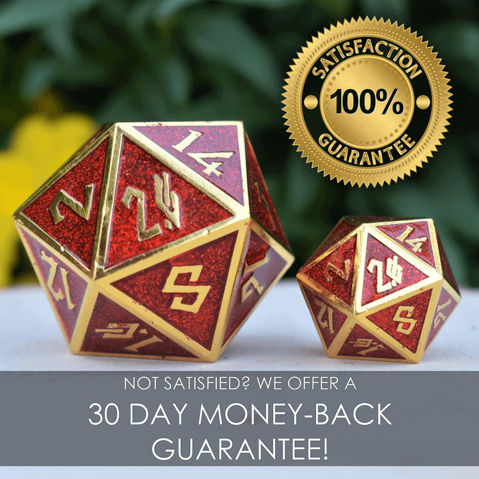 Crimson Blood and Gold Metal 35mm D20 - Just $24.99! Shop now at Retro Gaming of Denver