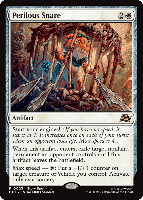 Perilous Snare (DFT-023) - Aetherdrift Foil - for just $0.09! 