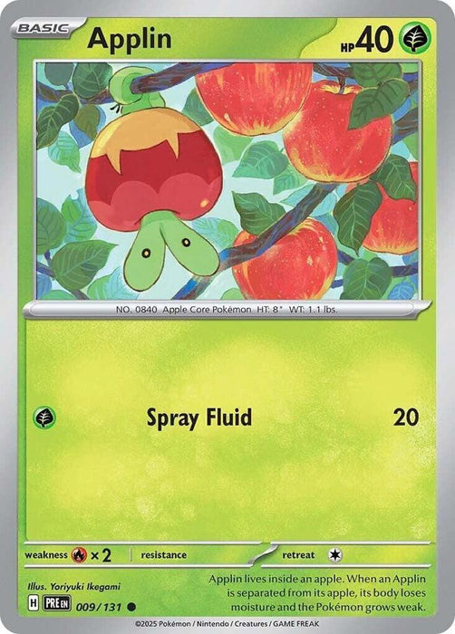 Applin (009/131) [Scarlet & Violet: Prismatic Evolutions] - for just $0.10! 
