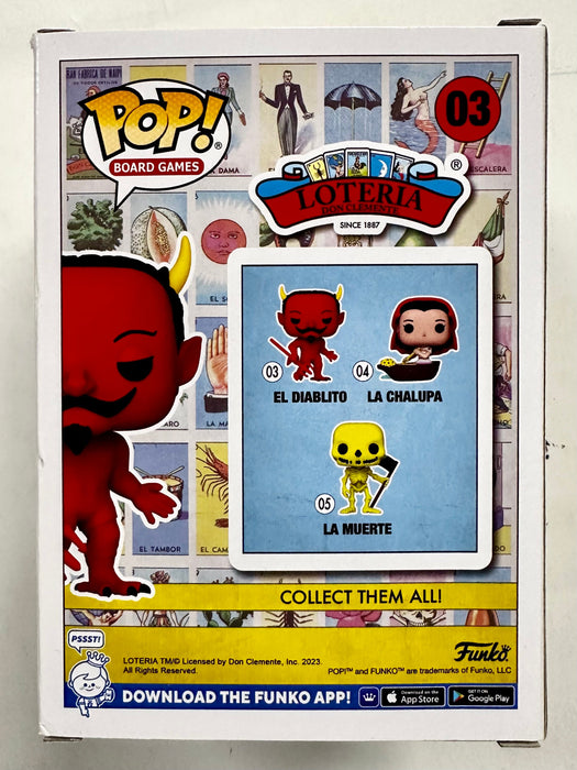 Funko Pop! Board Games El Diablito #03 Loteria Don Clemente 2023 Card Game - for just $9! 